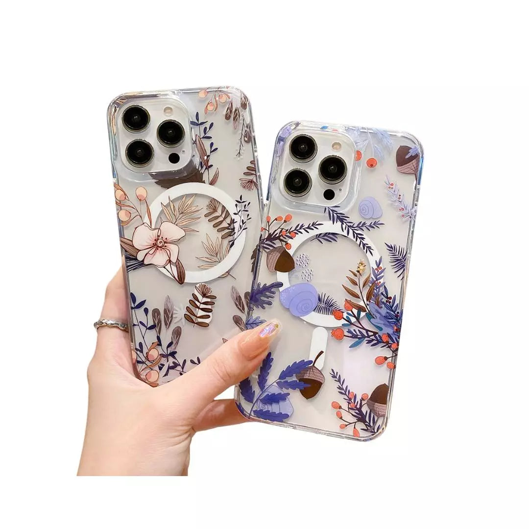 Funda Magnética de Carga Inalámbrica - iPhone, Samsung