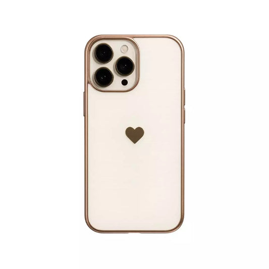 Funda de Lujo con Corazón - Apple, Samsung