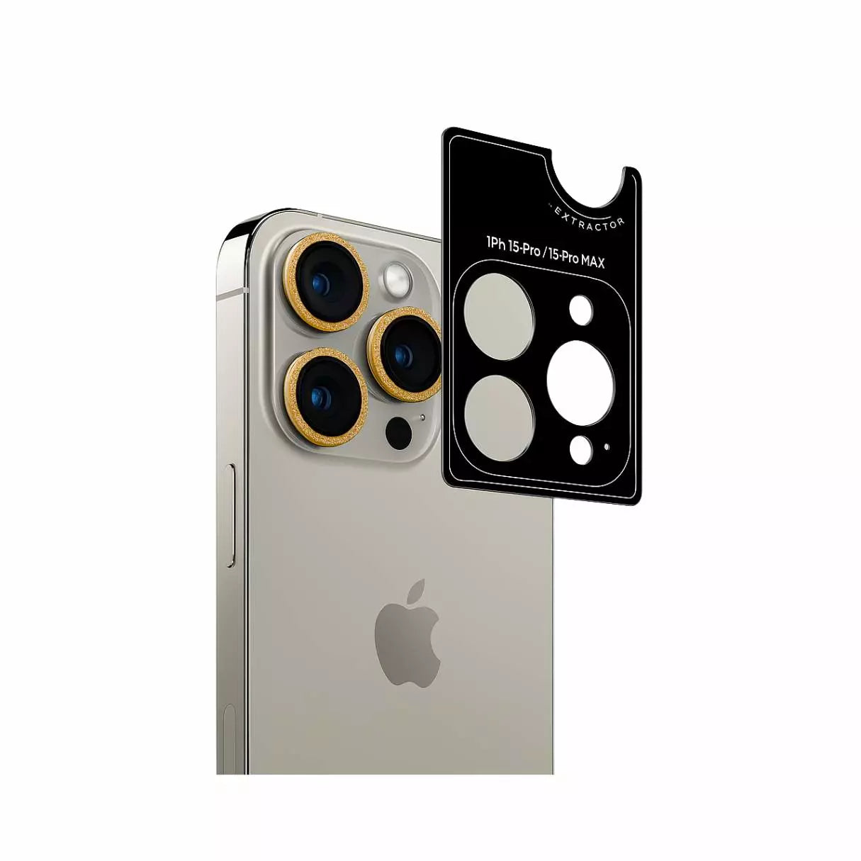 Glitter Camera Lens Gold - iPhone