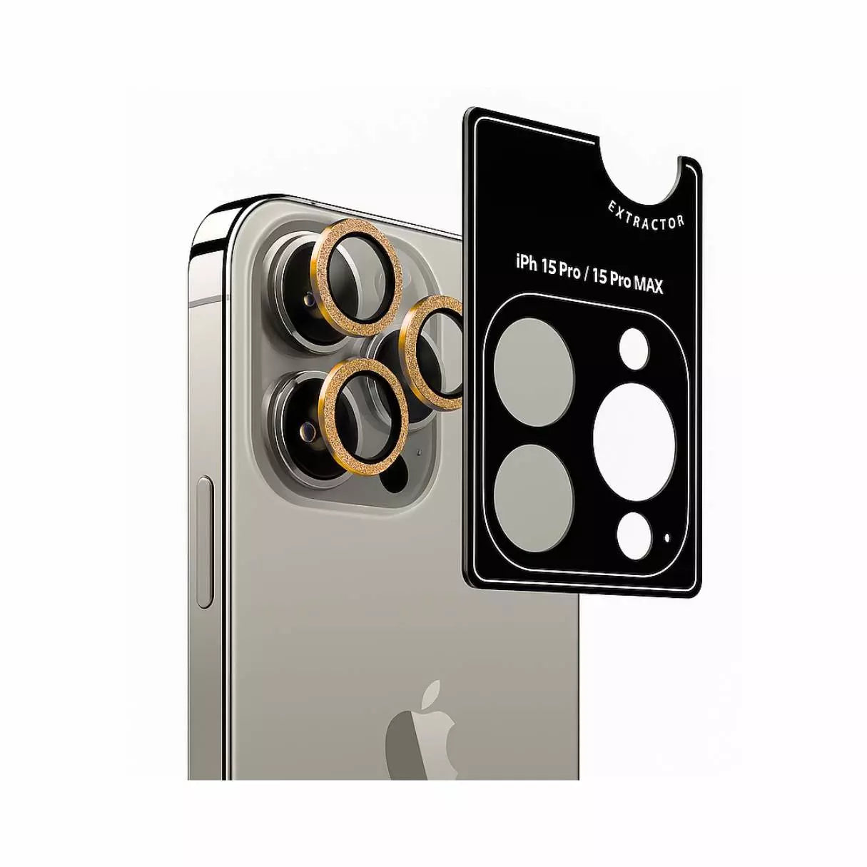 Glitter Camera Lens Gold - iPhone