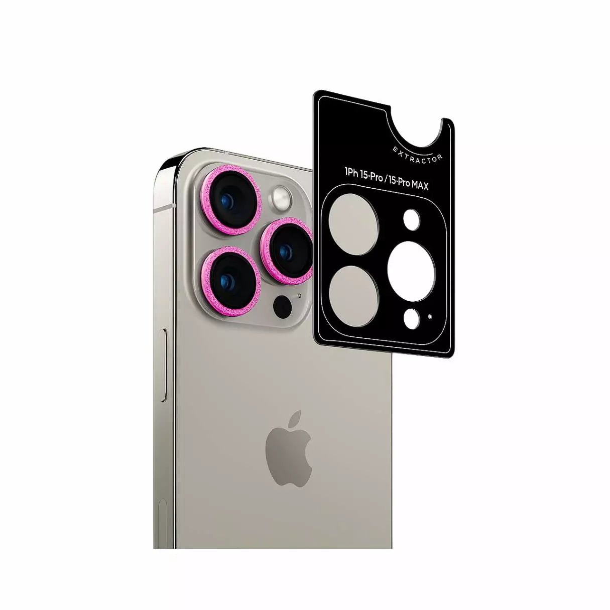 Glitter Camera Lens Pink - iPhone